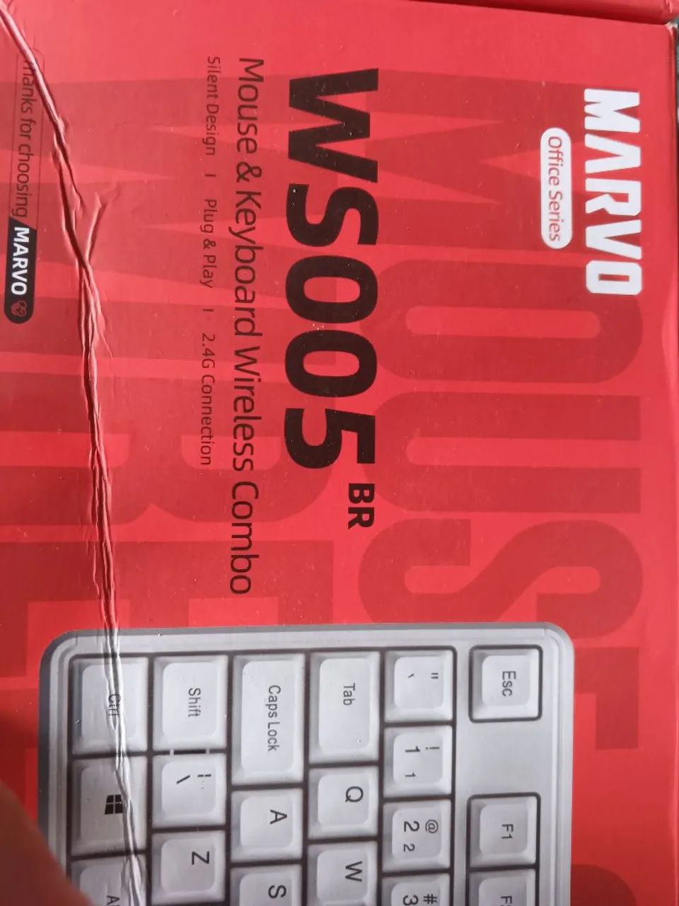 Teclado e Mouse Bluetooth Novo na Caixa Nunca usado!! - Foto 4