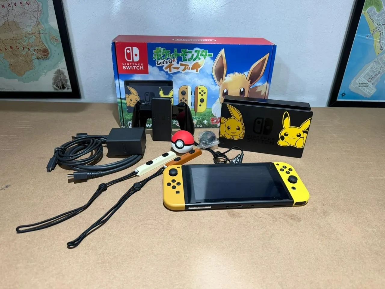 Vendo Nintendo Switch Let?s Go Eevee Japonês Semi novo - Foto 5