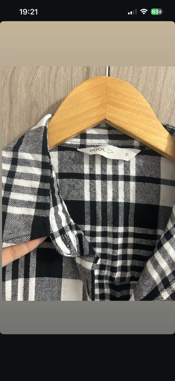 Blusa xadrez feminina  - Foto 2