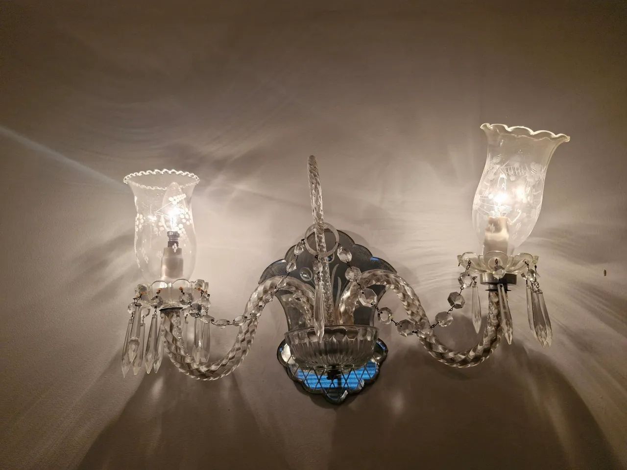 Arandela de cristal
