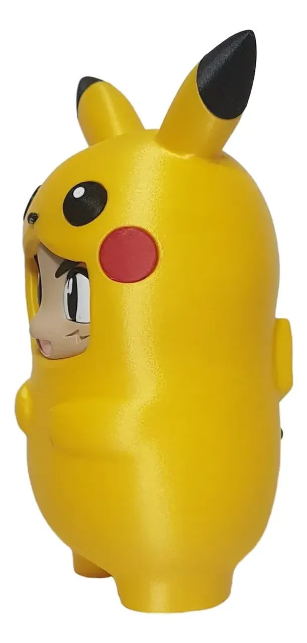Boneco Decorativo Colecionavel Ash Pikachu Pokémon - Foto 3