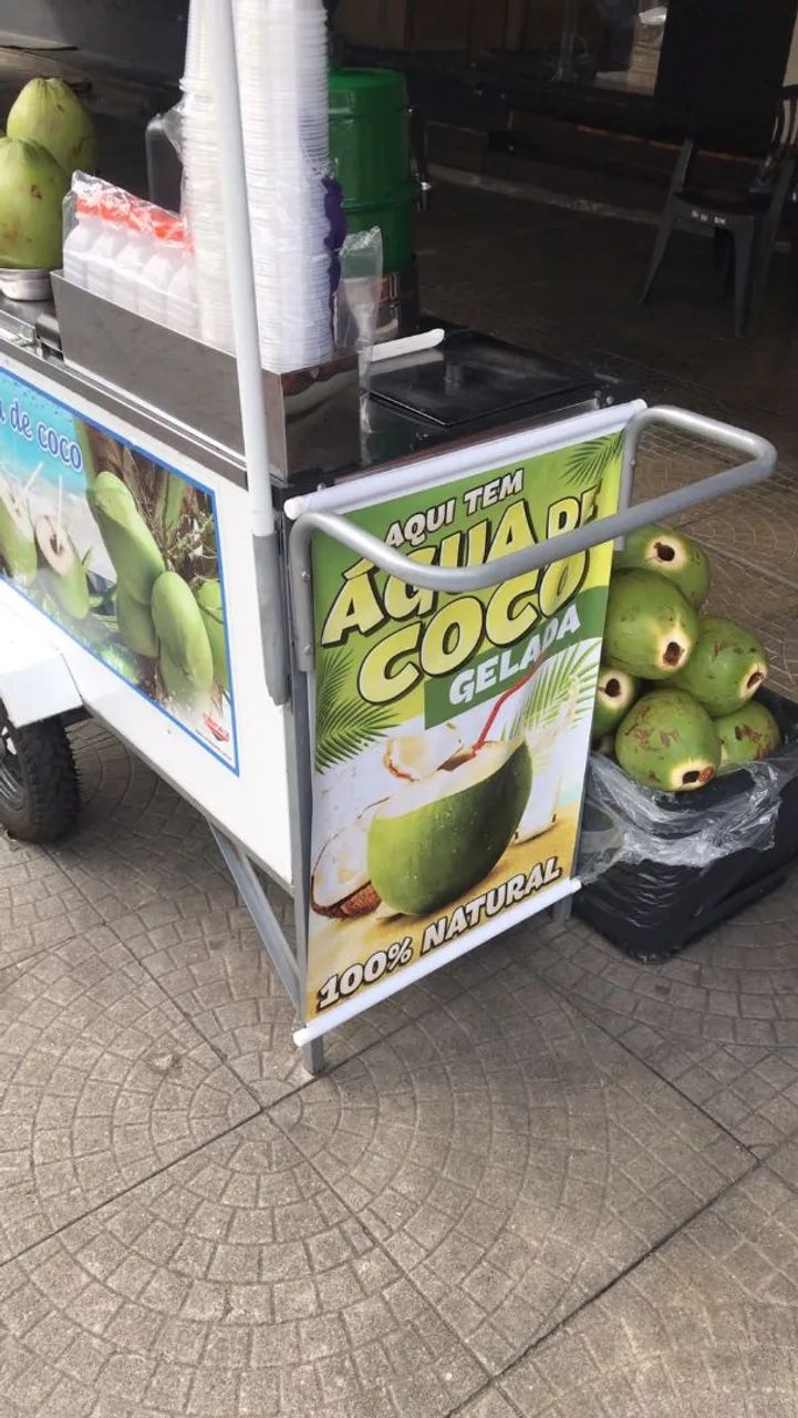 Carrinho de água de coco  - Foto 2