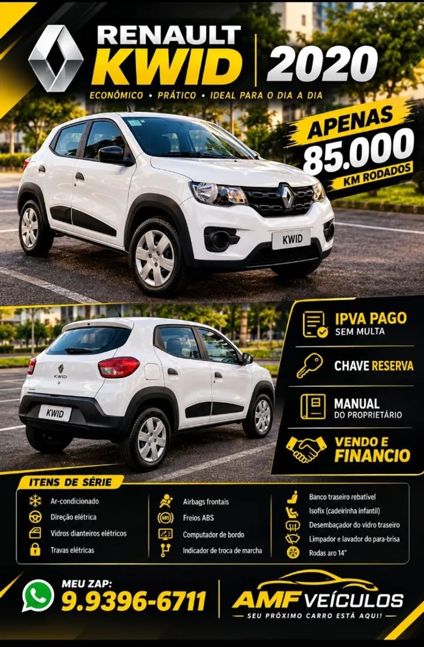 Renault Kwid Outsider 1.0 Flex 12V 5P Mec. 2020