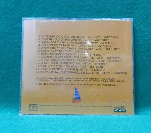 Cd O Grande Circo Místico 1993 Edu Lobo Chico Buarque  - Foto 2