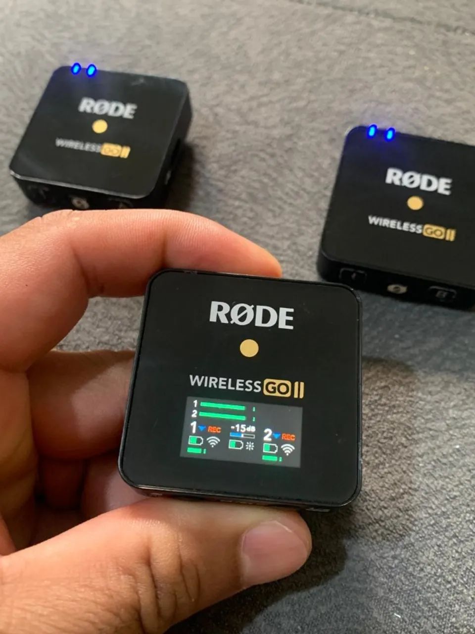 Microfone Wireless Lapela Rode II para Gravação e Lives 