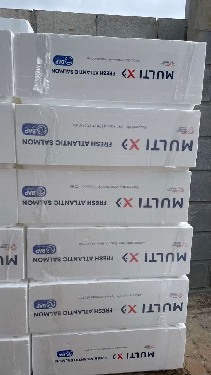 Caixa isopor salmão 80L - Foto 2