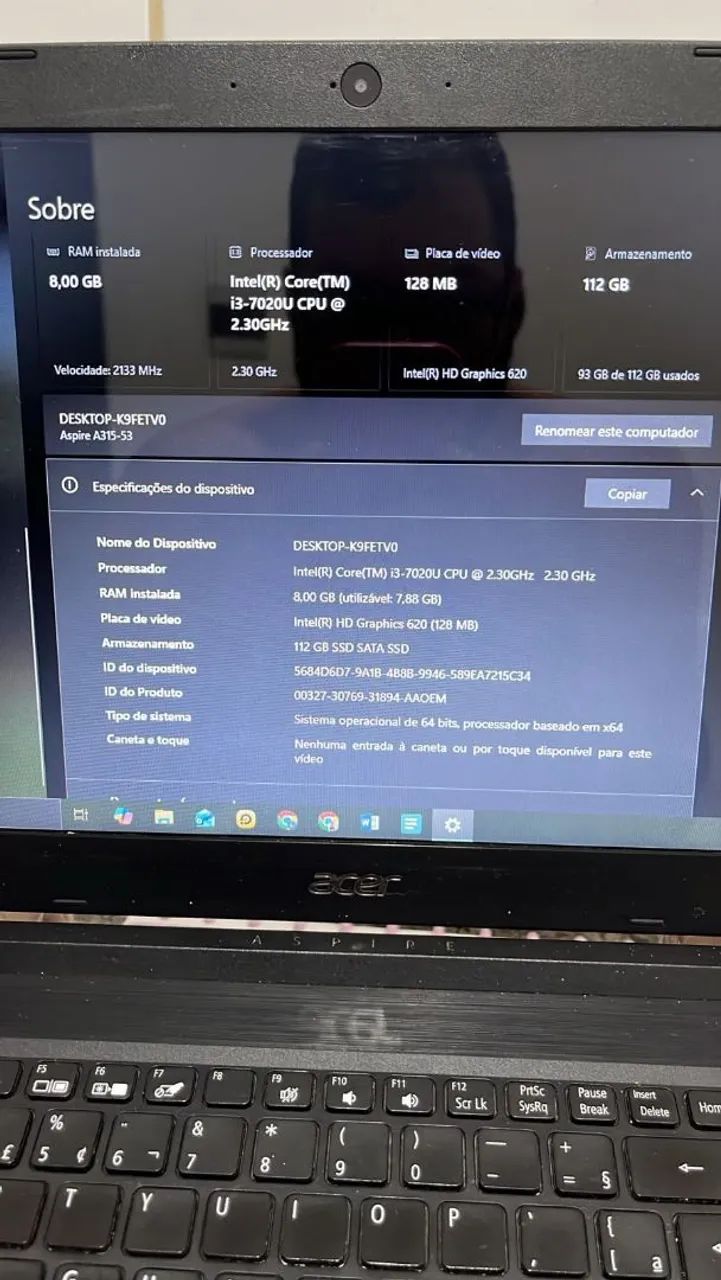 Vendo notebook Acer Aspire 3  - Foto 2