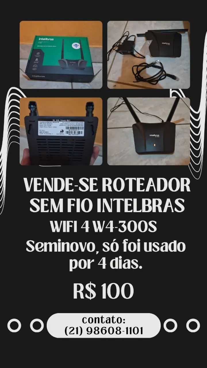 Roteador Sem-Fio Intelbras