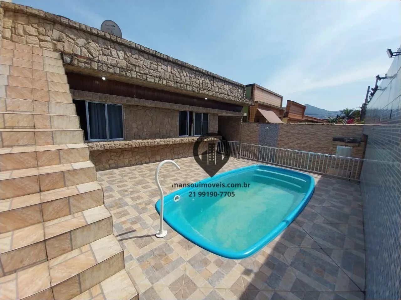 Casa linear com piscina e área gourmet - Vila Nova - CG - Foto 4