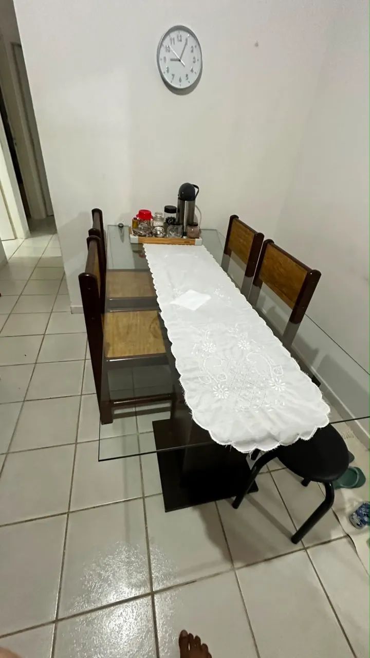 Mesa com cadeiras de maçaranduba - Foto 3