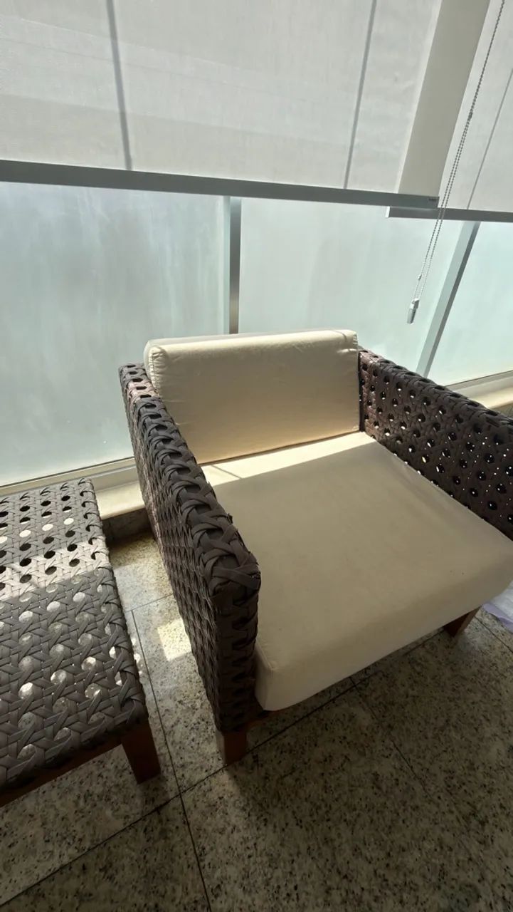 Conjunto Sacccaro 2 poltronas e 1 mesa  - Foto 4