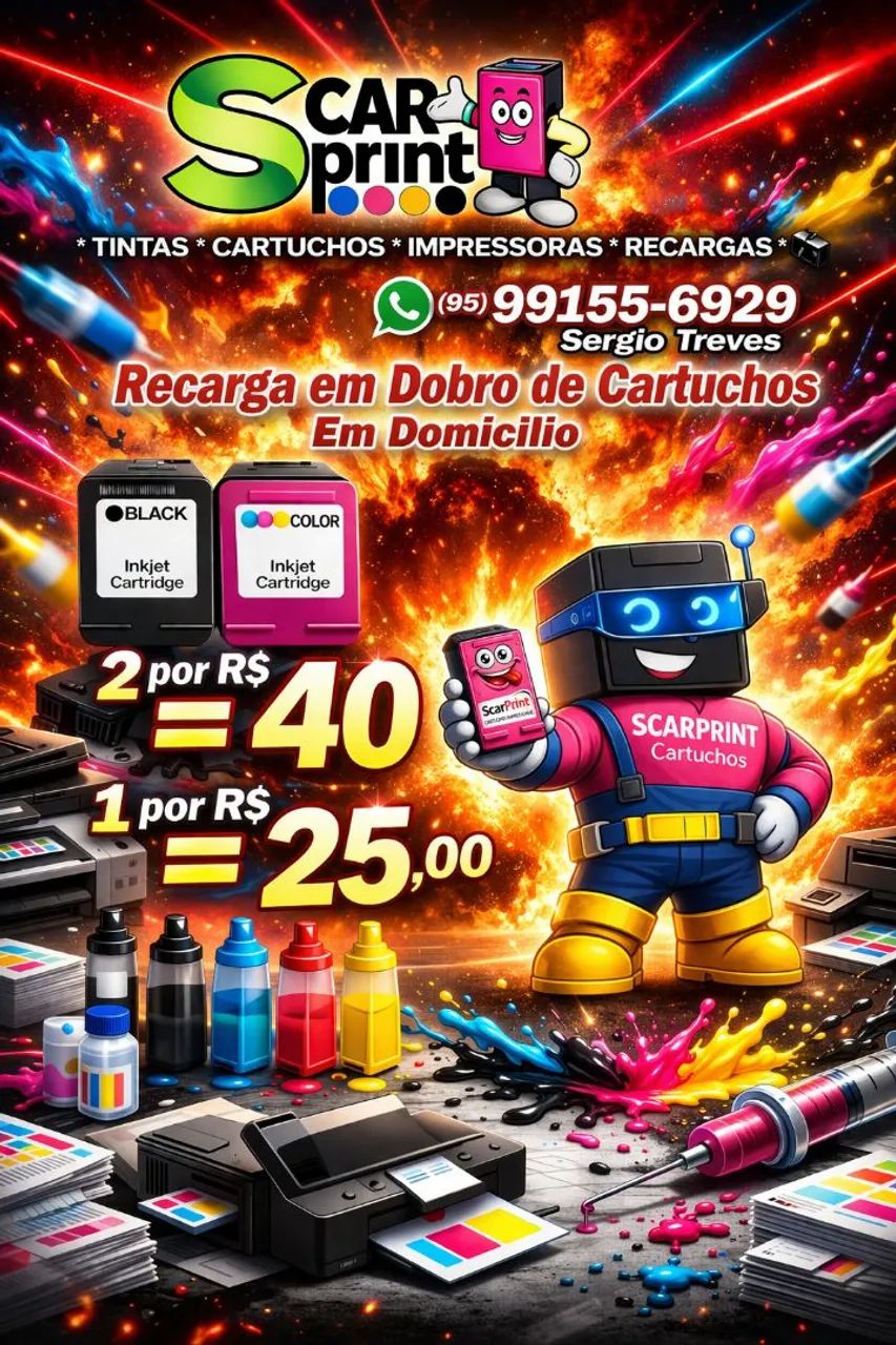 Promoção em dobro em domicílio sem taxa de deslocamento 