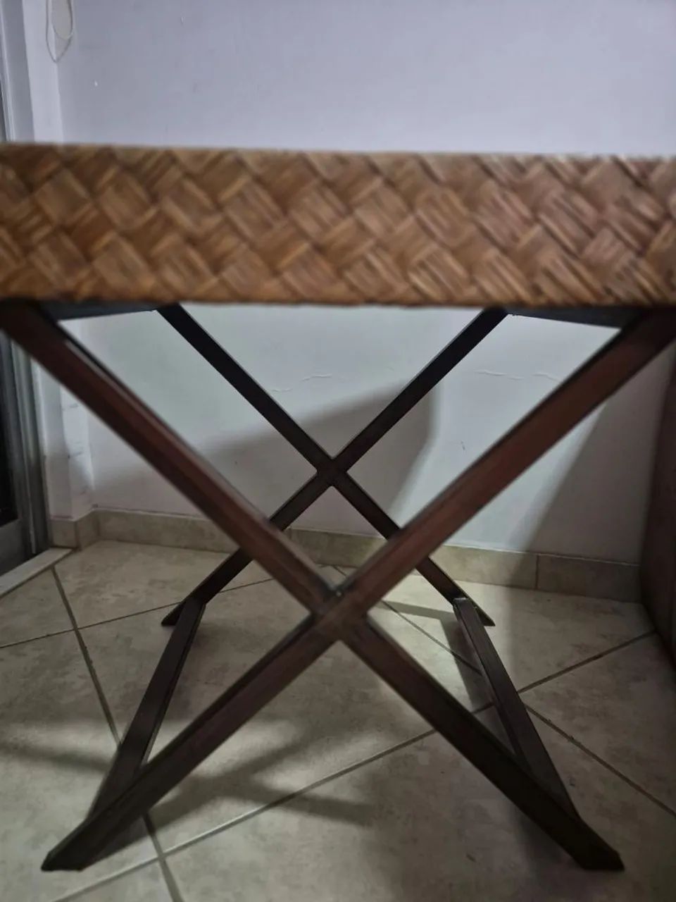 Mesa lateral rattan arte em vime - Modelo Tamara - Foto 3