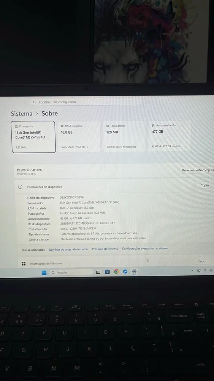 Notebook Dell i5 13geracao - Foto 5