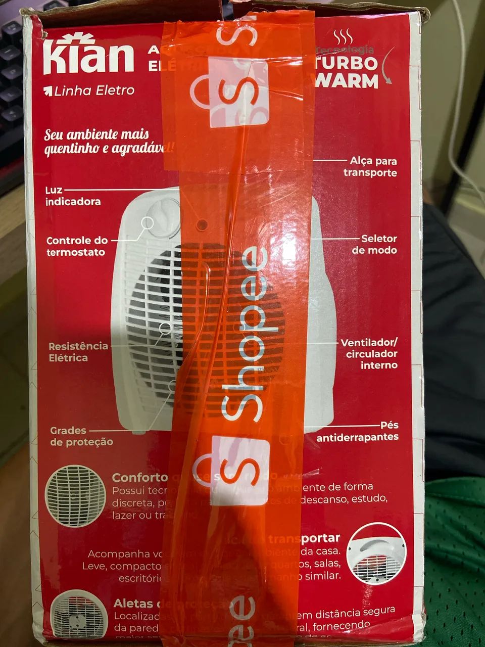Aquecedor elétrico AQ-100  - Foto 2