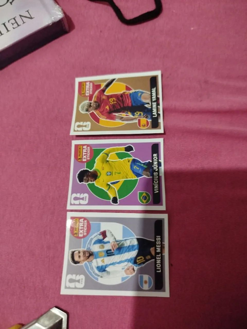 Figurinhas extra panini