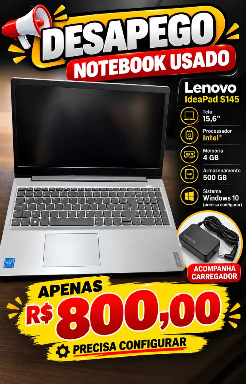 Desapego notebook usado