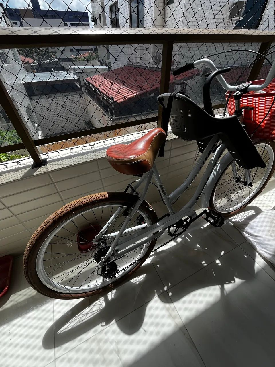 Bicicleta Retro Feminina Com Marcha Vintage Aro 26 Beach - Foto 3