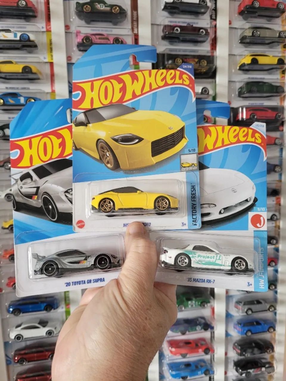 Trio JDM Hot Wheels.