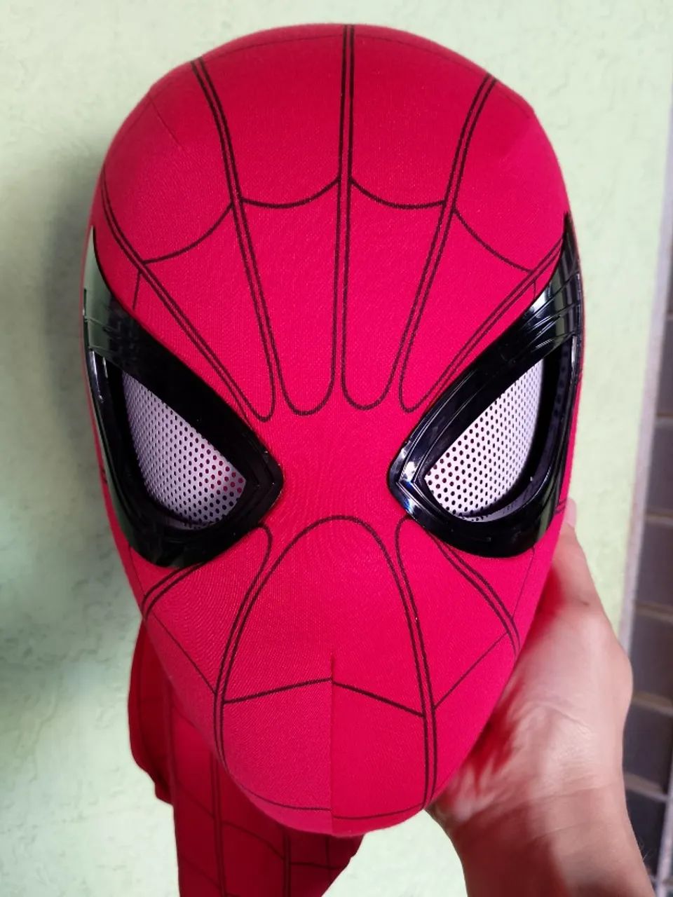 Máscara Homen-aranha visor controlável! 