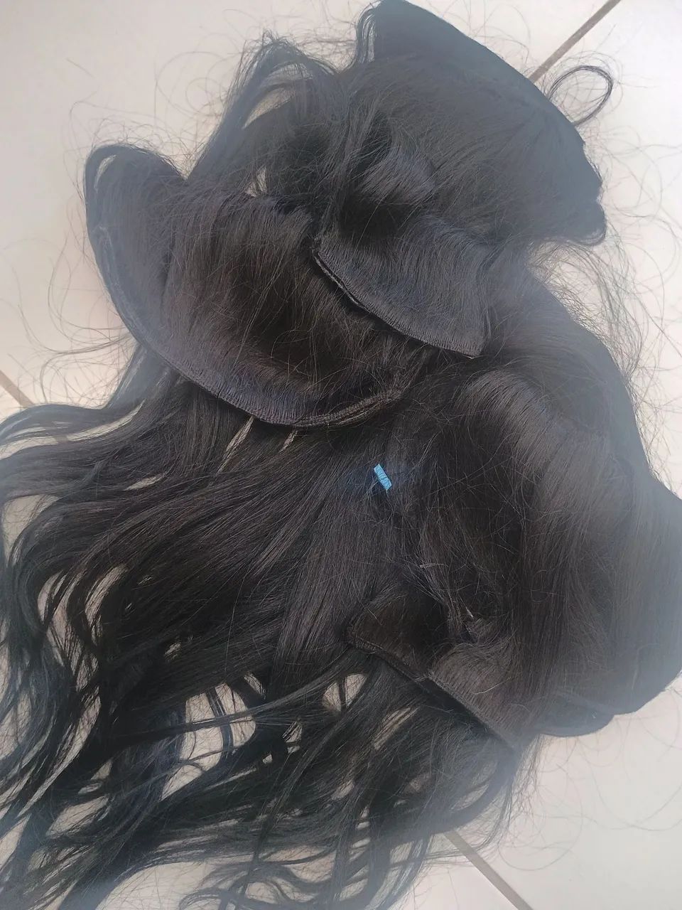 Cabelo humano liso 