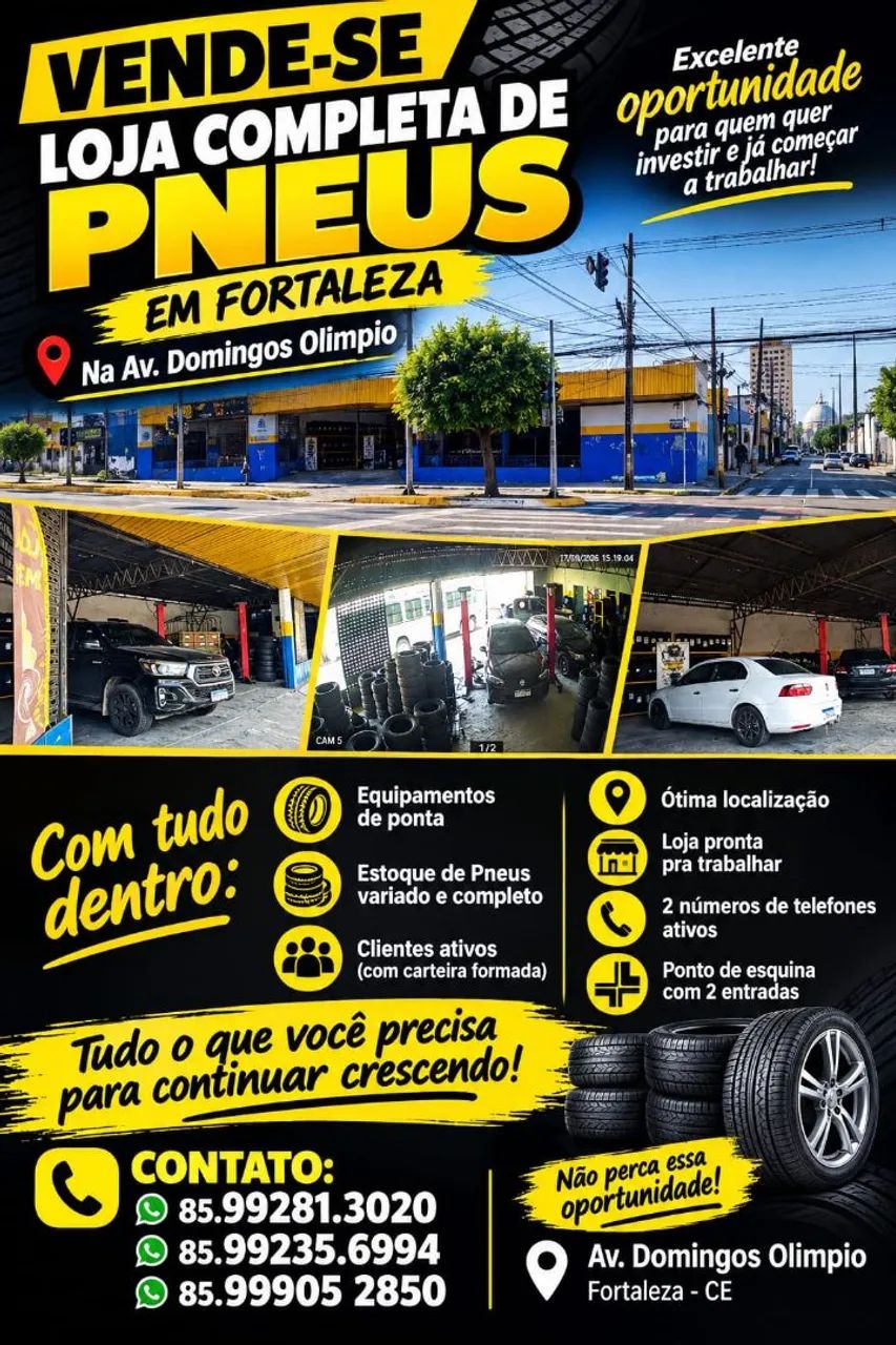 Vendo Loja Completa de Pneus