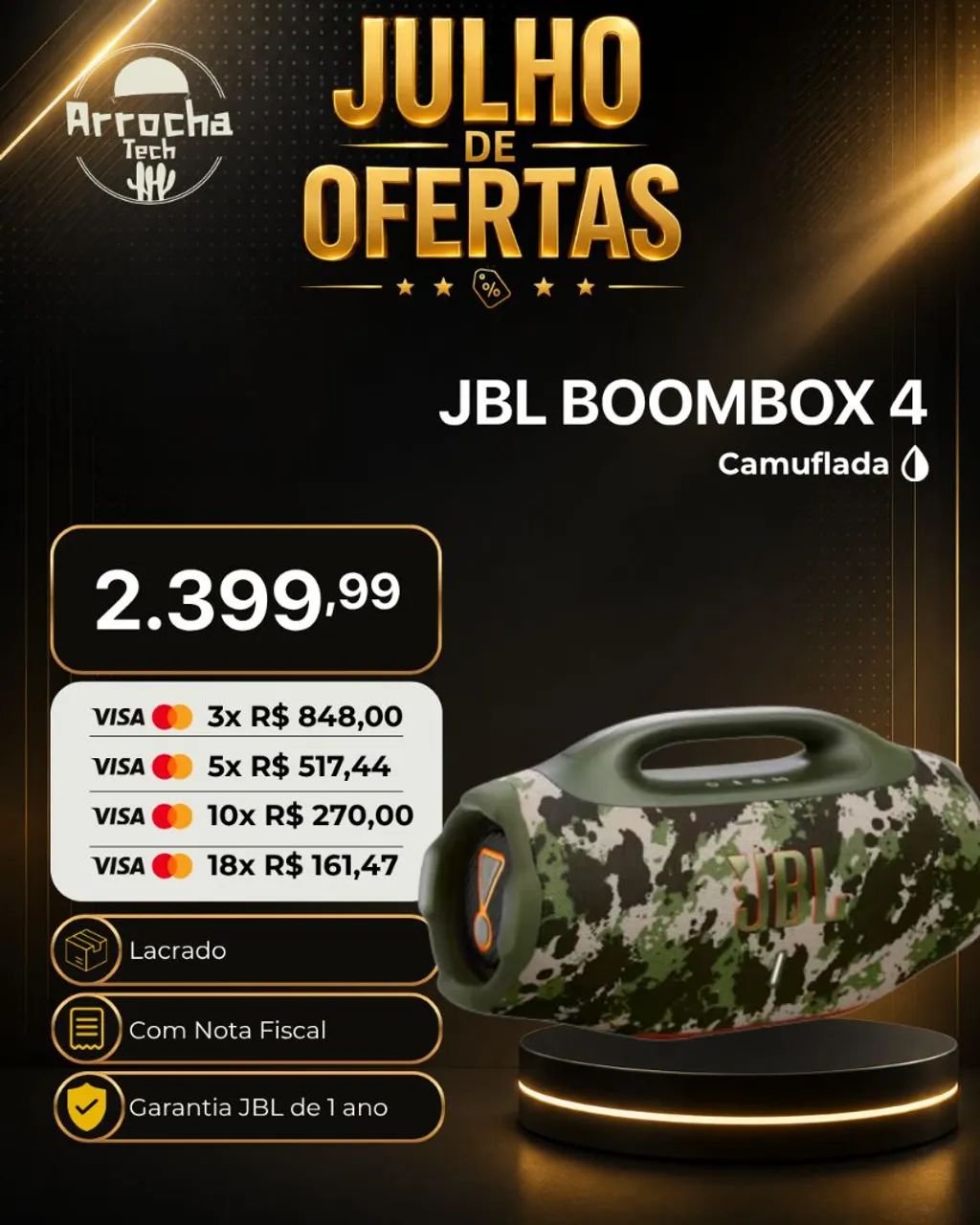 Boombox 4 Camuflada