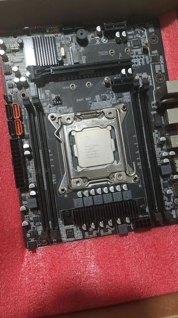 Placa mãe X99 202 com defeito!
