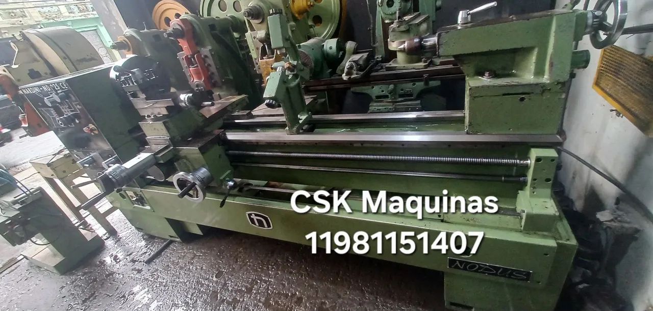 Torno Nardini ND 325, 650 X 1500mm, todo original - Foto 3