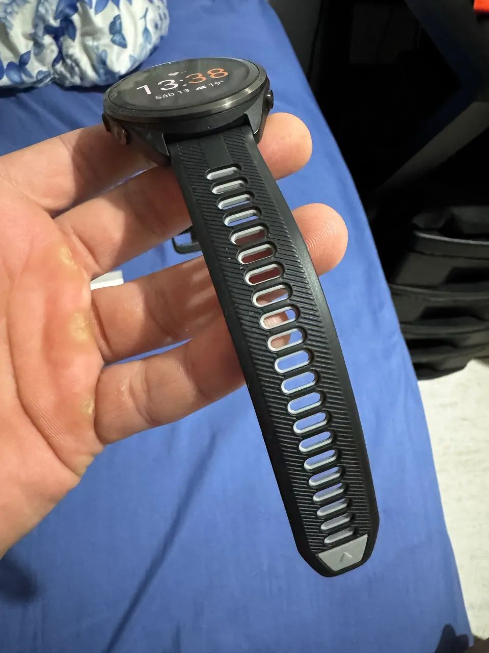 Smartwatch Garmin 965 forerunner 47mm preto - Foto 3