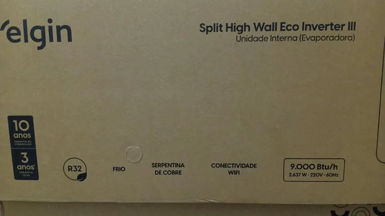 Ar Condicionado ELGIN Split High Wall  - Foto 2