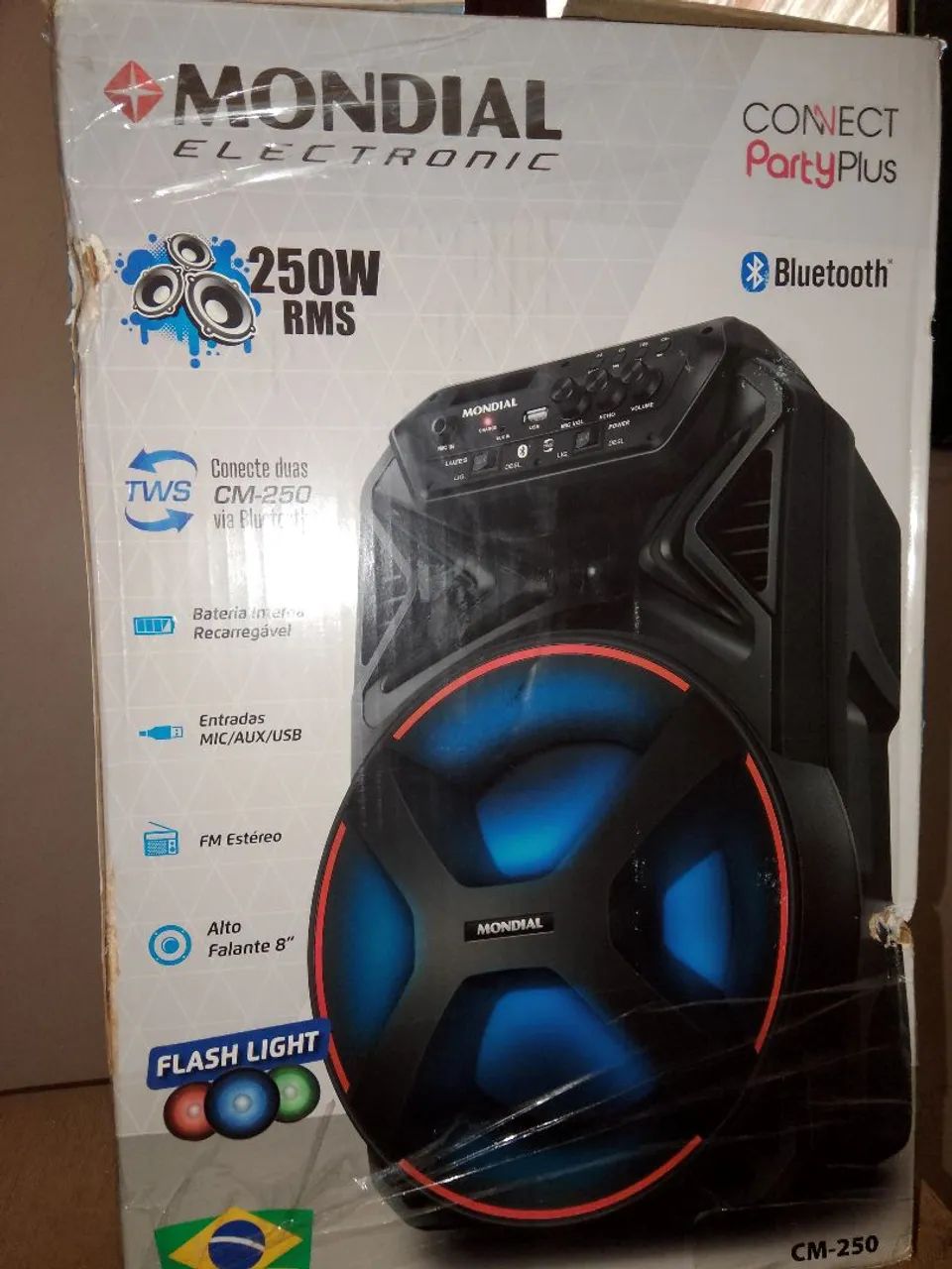 Caixa de som, semi-nova, usada apenas 3 vezes. - Foto 2