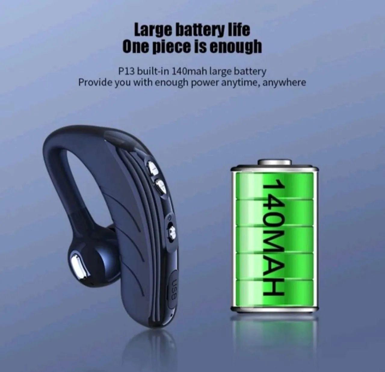 Fone De Ouvido gancho Bluetooth V10 - Foto 4