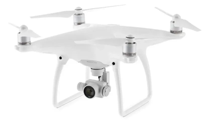 Drone Dji Phantom 4 Com Câmera E Gps, Branco (Usado)