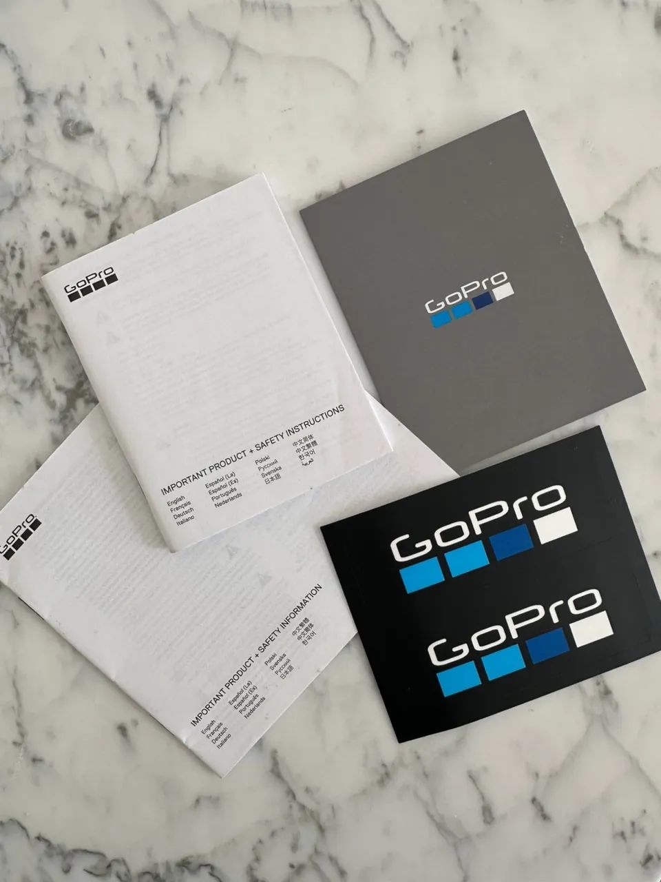 Manual e Adesivo GoPro original