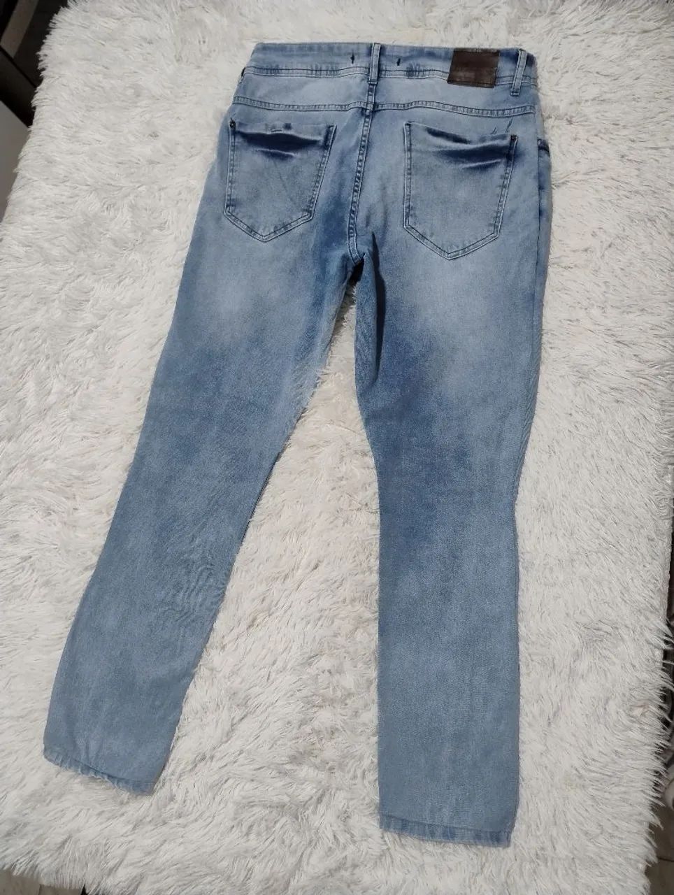 Calça Jeans Bio Tipo Customizada 48 - Foto 3