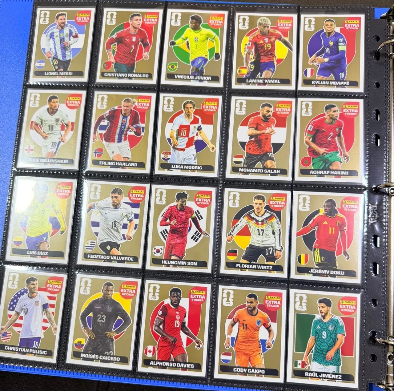 Kit Legends Copa do Mundo 2026 - Ouro Completa