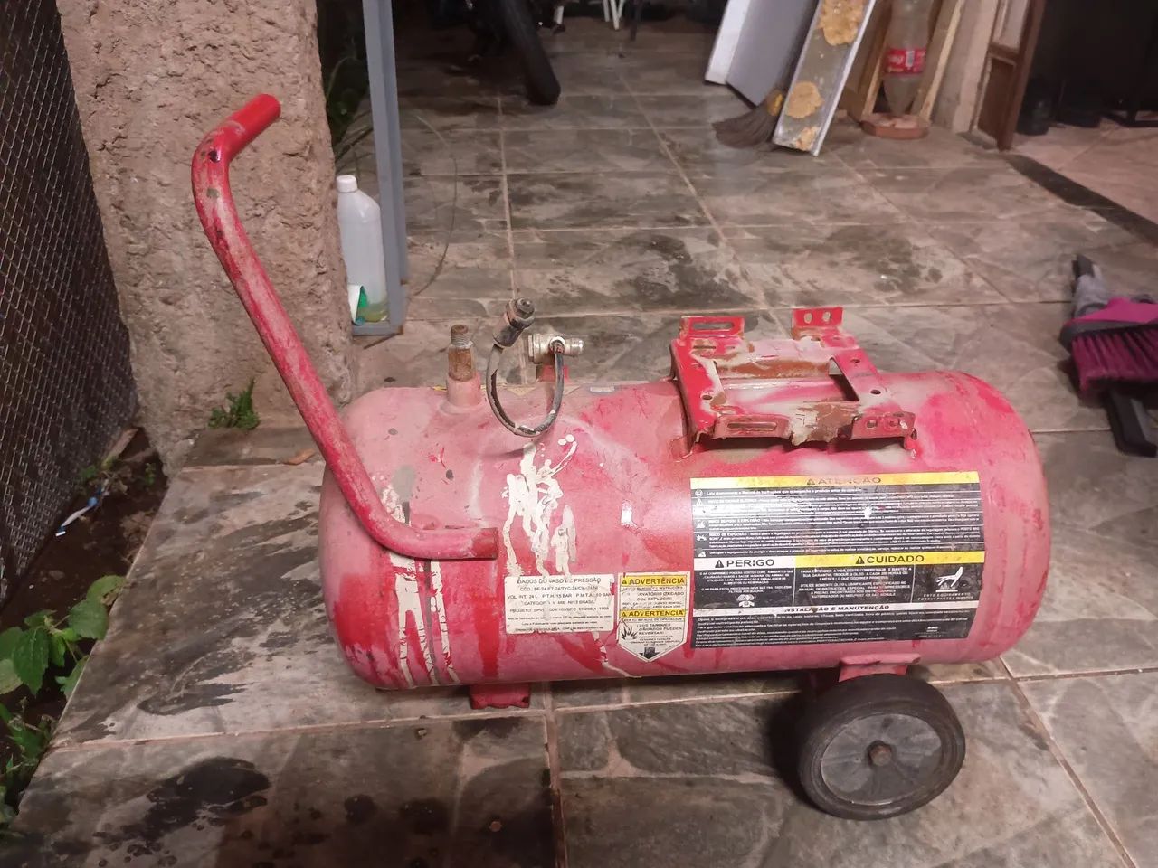 Reservatório compressor de ar 25 litros  - Foto 2