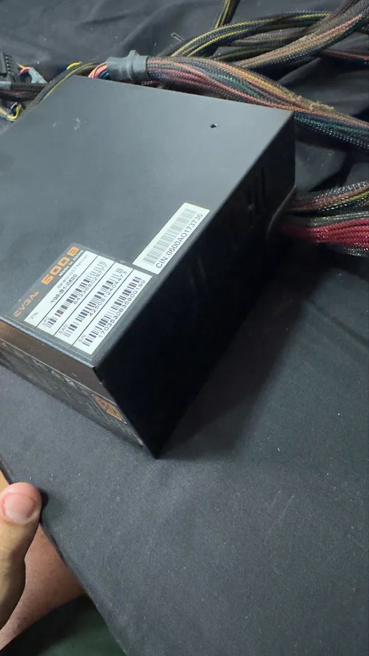 Fonte evga 600b 80 plus - Foto 3