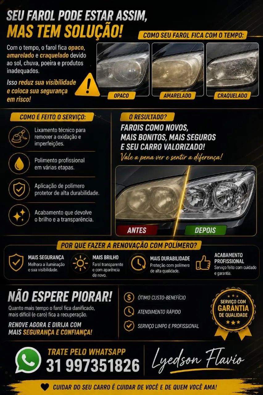 Restauração de farol em domicilio  - Foto 2