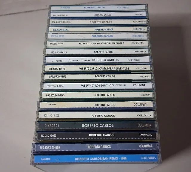 CD Roberto Carlos 18 Discos Mídia Dourada / Azul - Original - Foto 4