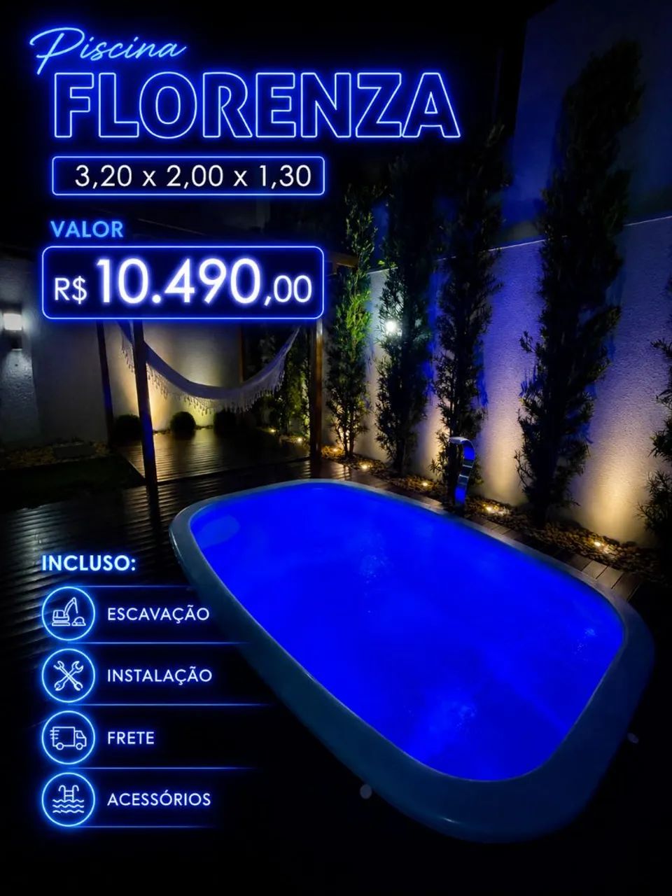Piscina em oferta de 3,20 