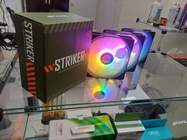Kit 3 cooler fan rgb - Novas - Foto 3