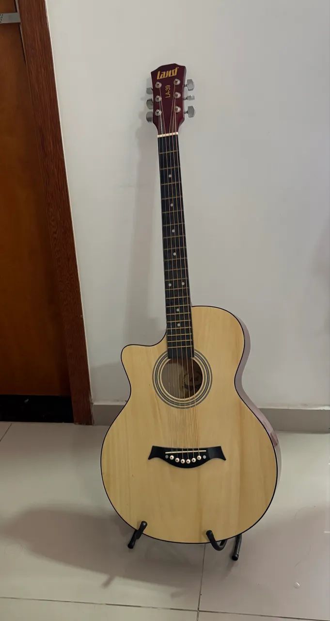 Violão Canhoto com suporte - Foto 2