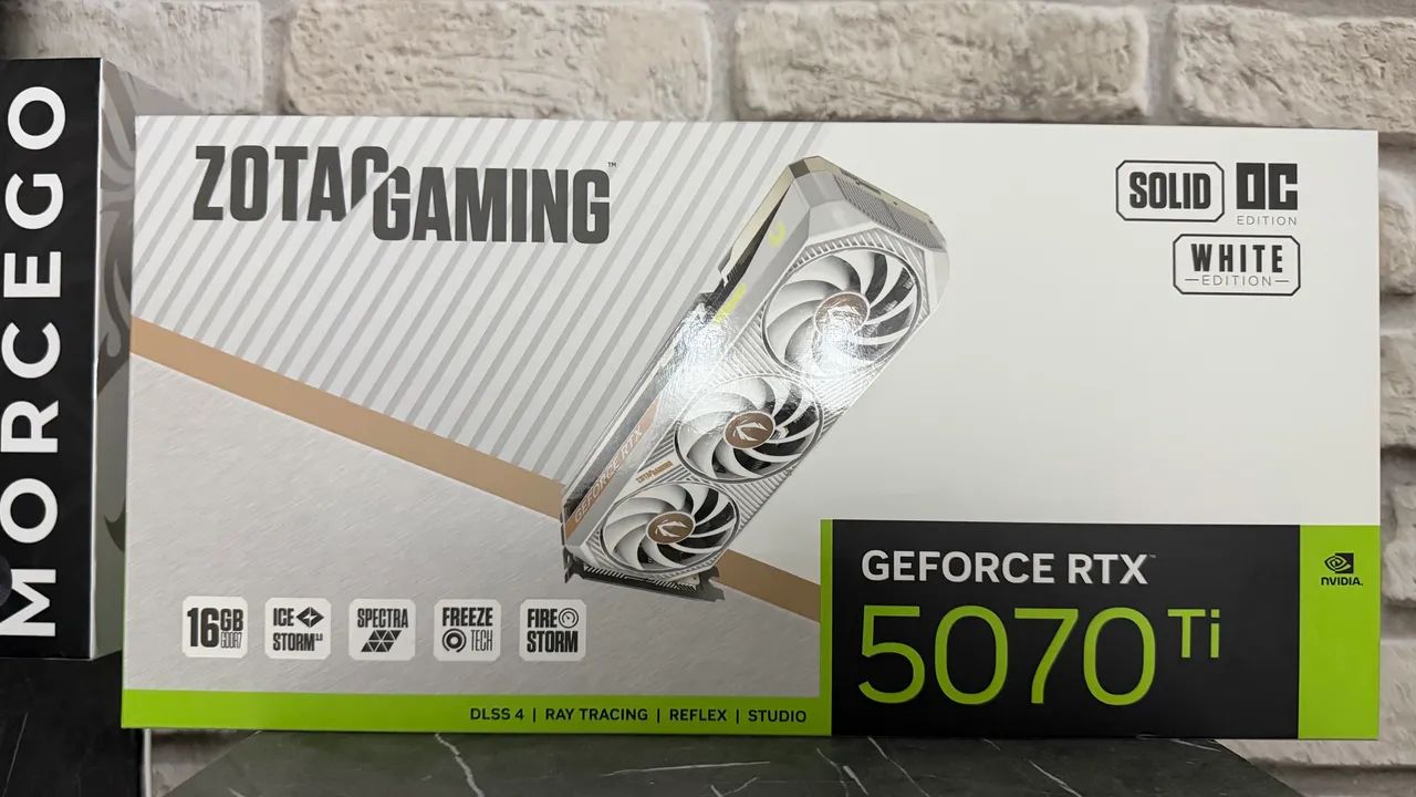 Rtx 5070ti Zotac branca 