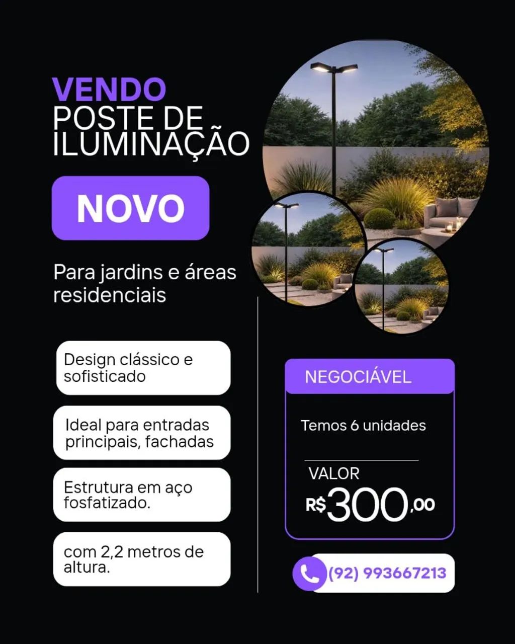 Poste de iluminação 