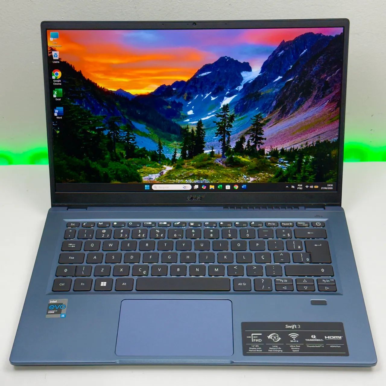 Notebook ACER: Intel Core i5 11th | 16gb RAM | 512gb SSD | Tela Full HD