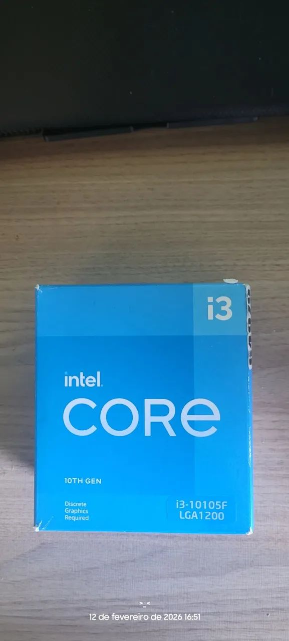 Processador Intel I3-10105F