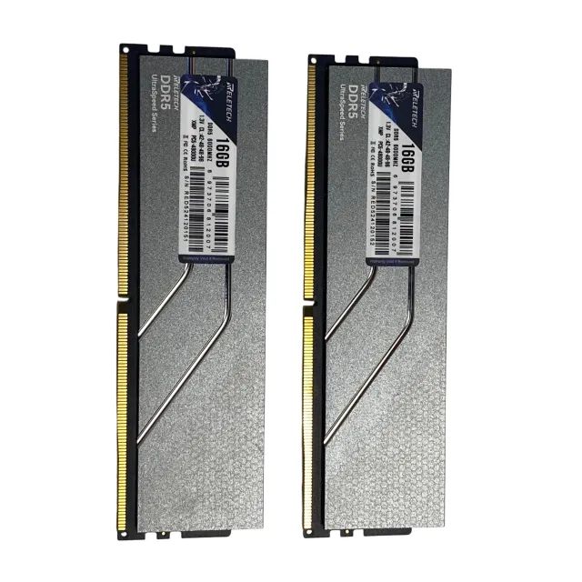 Memórias RAM Reletech DDR5 32GB 6000MHz (2x16) - SEMINOVA - Foto 3