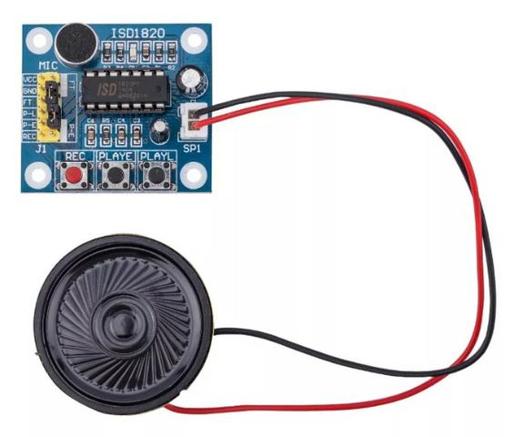 Isd1820 Módulo Gravação Reprodução Som Voz Player - Foto 3